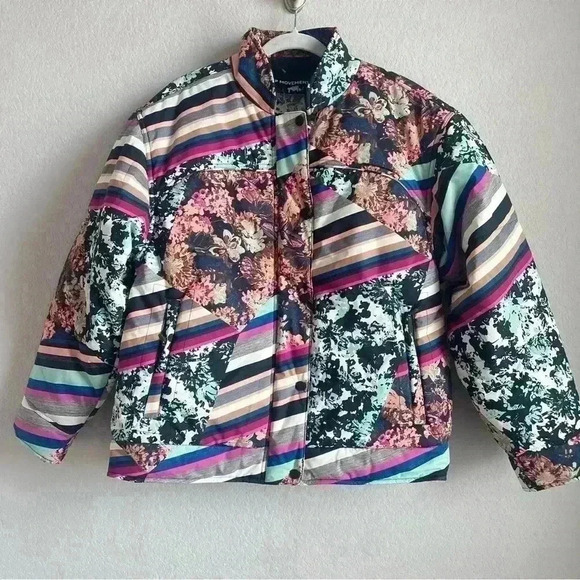 FP Movement Women's Bunny Slope Printed Puffer Jacket‎ Size M NWOT - Picture 14 of 16